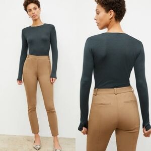MM LaFleur The Curie Pant PowerStretch Tan Saddle Size 14